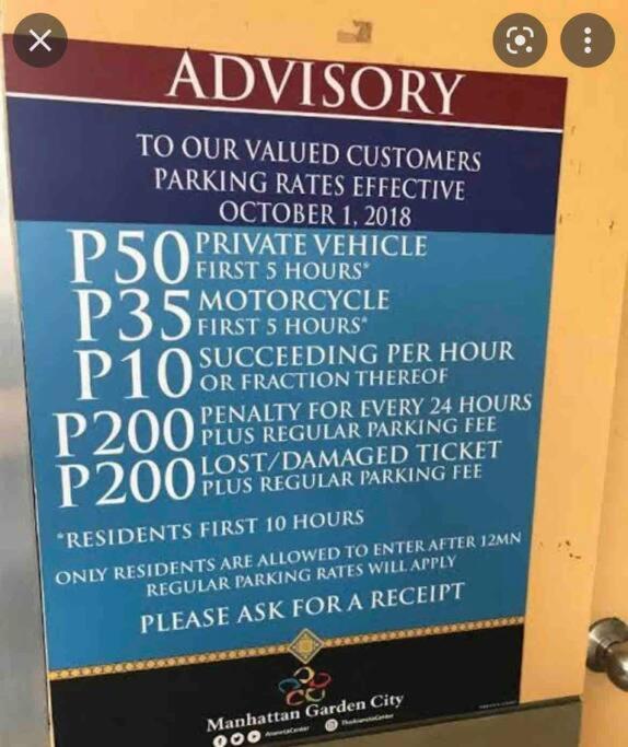 Cubao Manhattan Heights, Unit 8Bc Tower B, 1 Br Manila Luaran gambar